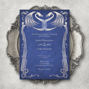Celtic Viking Dragon Wedding Kaart