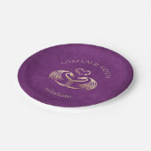 Celtic Viking Dragon Wedding Papieren Bordje (Gekanteld)