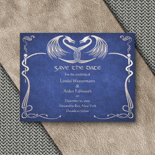 Celtic Viking Dragon Wedding Save The Date