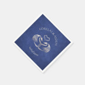 Celtic Viking Dragon Wedding Servet (Hoek)