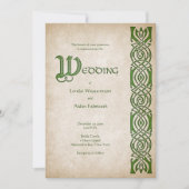 Celtic Viking Fantasy Wedding Kaart (Voorkant)