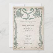 Celtic Viking Fantasy Wedding Kaart (Voorkant)