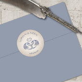 Celtic Viking Fantasy Wedding Ronde Sticker