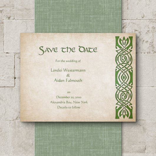 Celtic Viking Fantasy Wedding Save The Date