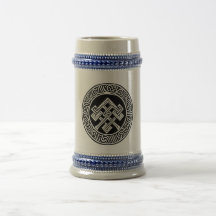 Celtic & Viking Geïnspireerd kunstwerk Beer Stein