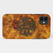 Celtic Viking Serpent Shield Design iPhone 5 Coque (Dos (Horizontal))
