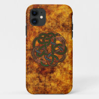 Celtic Viking Serpent Shield Design iPhone 5 Coque