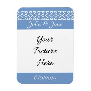 Celtic Weave Hearts in Periwinkle Reminder Magnet Magneet