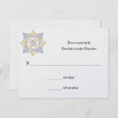 Celtic Wedding Invitation - Respons Enclosure RSVP Kaartje (Voorkant / Achterkant)