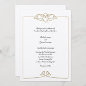 Celtic Wedding Uitnodiging (Voorkant / Achterkant)