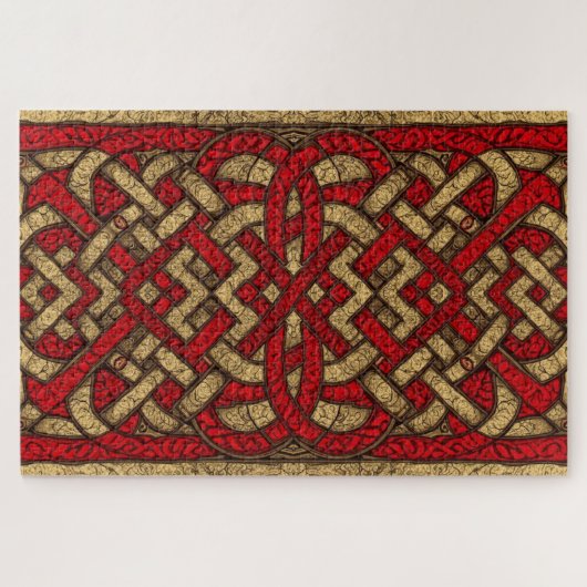 Celtic Welsh Knotwork Jigsaw Puzzle Legpuzzel (Horizontaal)