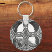 Celtic window boogtattoo sleutelhanger (Voorkant)