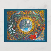 Celtic Winter Briefkaart (Voorkant)