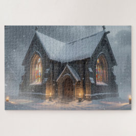 Celtic Winter Chapel Jigsaw Puzzle Legpuzzel