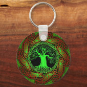 Celtic Wisdom Tree II Sleutelhanger (Voorkant)