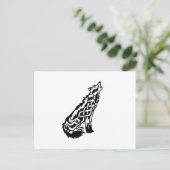 Celtic Wolf Briefkaart (Staand voorkant)