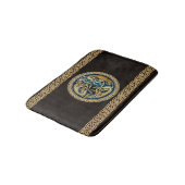 Celtic Wolf Knotwork Triad Badmat (Gekanteld)