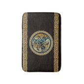 Celtic Wolf Knotwork Triad Badmat (Voorkant Verticaal)