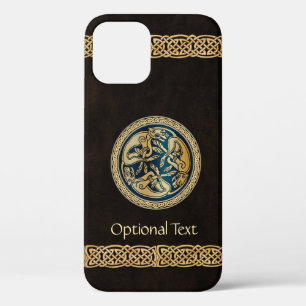 Celtic Wolf Knotwork Triad iPhone 12 Hoesje