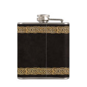 Celtic Wolf Knotwork Triad Heupfles (Achterkant)