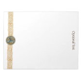 Celtic Wolf Knotwork Triad Notitieblok (Voorkant)