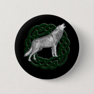 Celtic Wolf Ronde Button 5,7 Cm