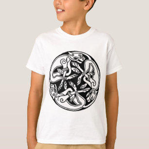 Celtic Wolf Triskelion T-shirt