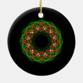 Celtic Yule Festival Keramisch Ornament (Achterkant)