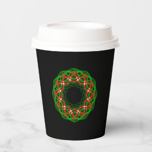 Celtic Yule Festival Papieren Bekers