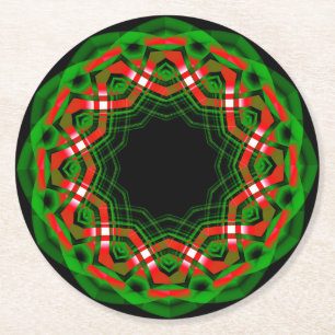 Celtic Yule Festival Ronde Kartonnen Onderzetter
