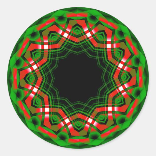 Celtic Yule Festival Ronde Sticker (Voorkant)