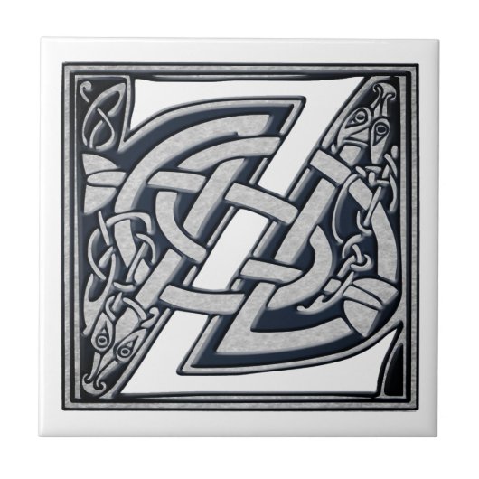 Celtic Z monogram Tegeltje (Voorkant)