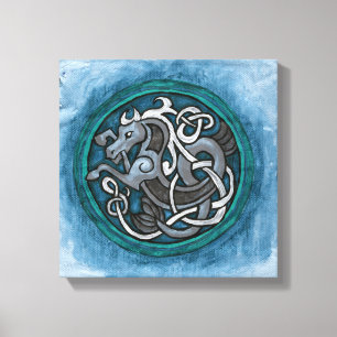 Celtic Zee Horse Canvas Afdruk