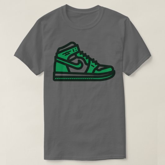 Celtics Basketbal Sneakers T-shirt (Design voorkant)