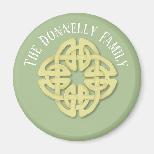 Celtique, aimant rond de 2¼ pouces (Devant)