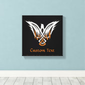 Celtisch Vogel Canvas Print (Insitu (Houten vloer))