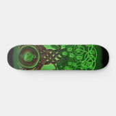 Celtische boom van leven skateboard (Horizontaal)