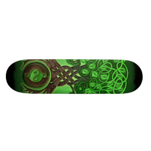 Celtische boom van leven skateboard