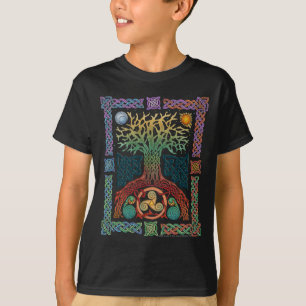 Celtische boom van leven t-shirt