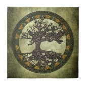 Celtische boom van leven tegeltje (Voorkant)