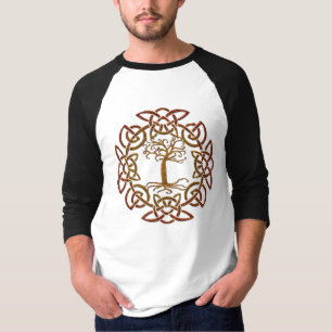 Celtische cirkelboom van het Shirt van het Leven