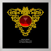 CELTISCHE HART POSTER (Voorkant)