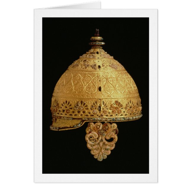 Celtische helm gevonden in Agris, Charante, 4e eeu (Voorkant)