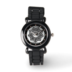 CELTISCHE KENNISSTROOM, WITTE PINK AMETHYST GEM ST HORLOGE
