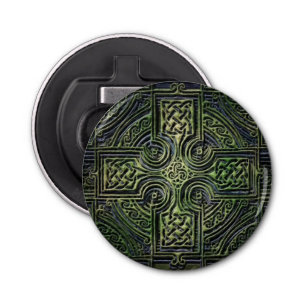 Celtische knowhow St. Patrick's Day Button Flesopener