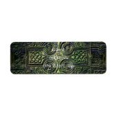 Celtische knowhow St. Patrick's Day Etiket (Voorkant)