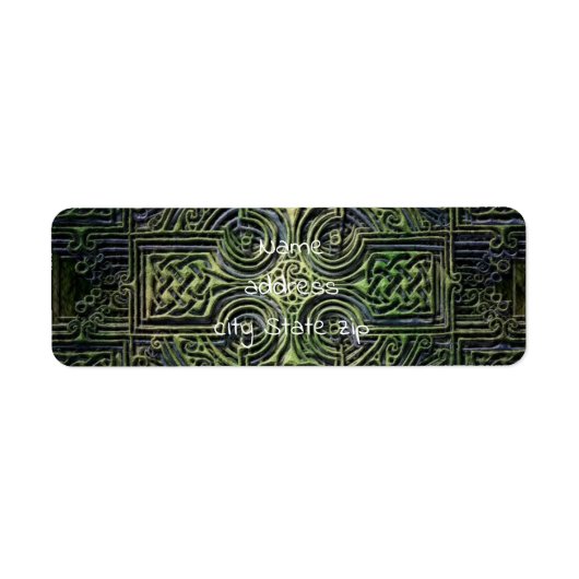 Celtische knowhow St. Patrick's Day Etiket (Voorkant)