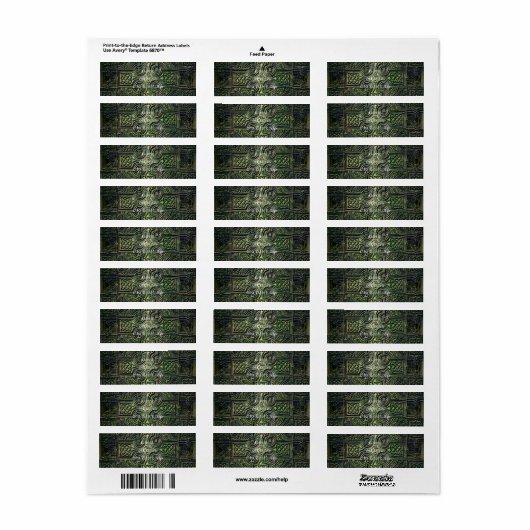Celtische knowhow St. Patrick's Day Etiket (Full Sheet)