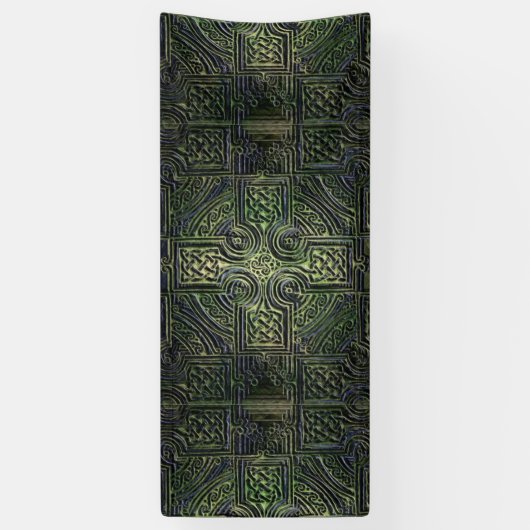Celtische knowhow St. Patrick's Day Spandoek (Verticaal)