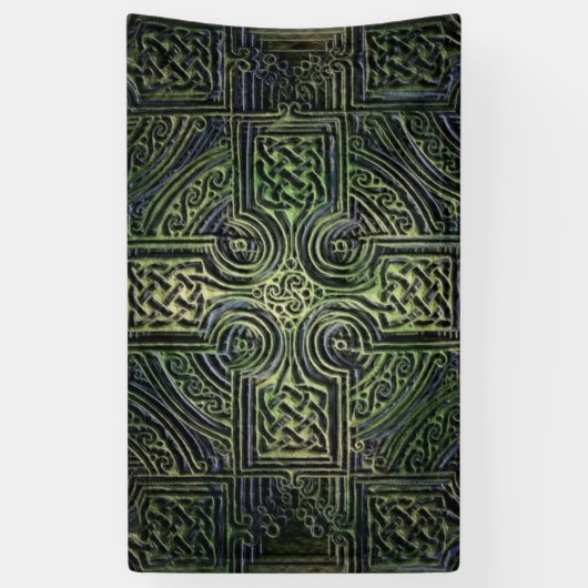 Celtische knowhow St. Patrick's Day Spandoek (Verticaal)